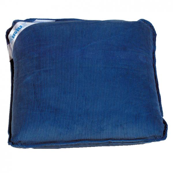 Vibration Pillow blue corduroy