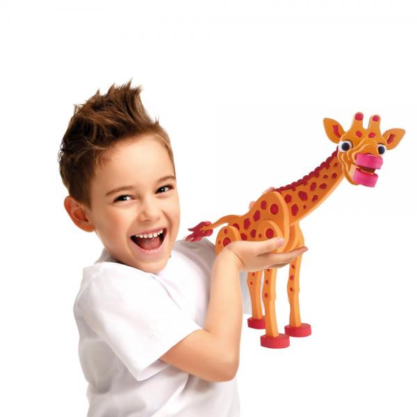 3D Puzzle Construction Foam - Giraffe