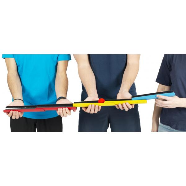 Relay set with tubes and balls