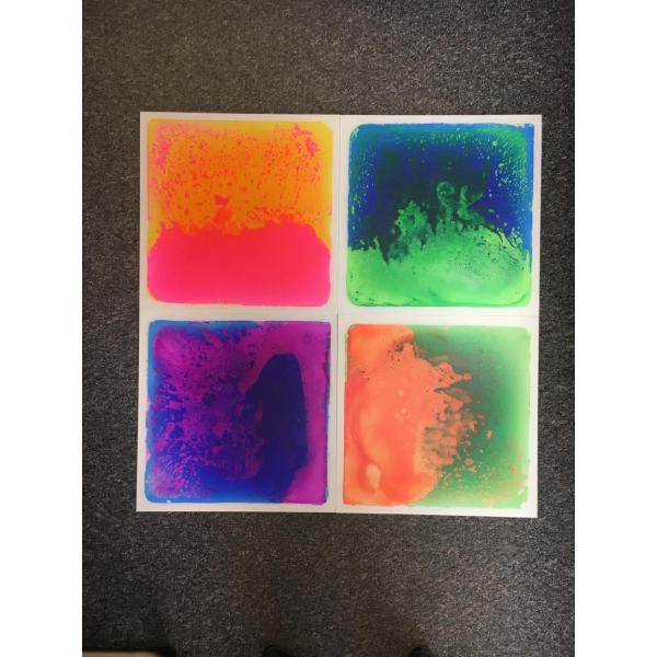 Floortiles coloured gel
