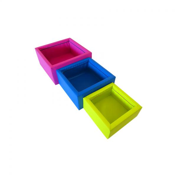 Coloured stackable blocks - PVC