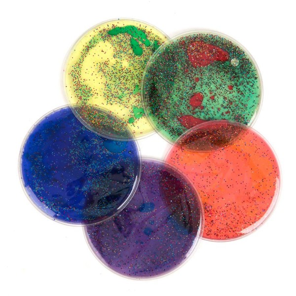 Squidgy Sparkle Circles Fidget 5 pk