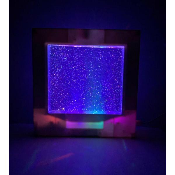 Glitter filled square