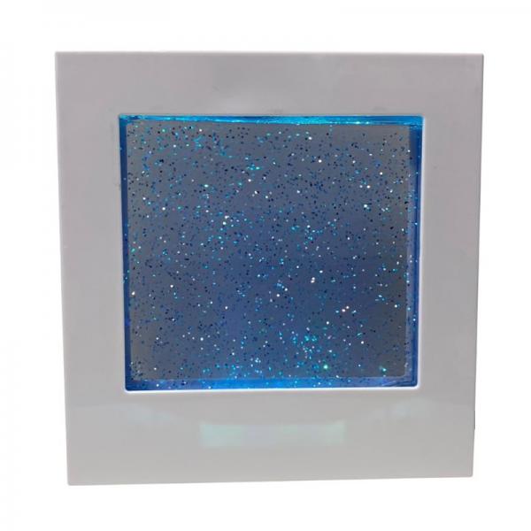 Glitter filled square