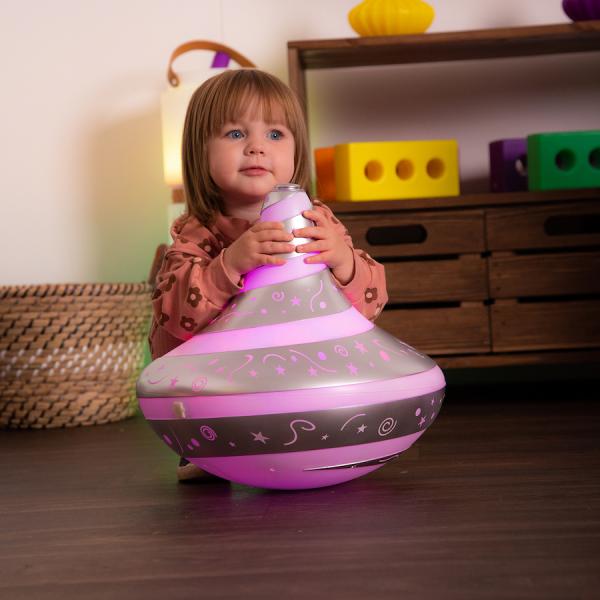Giant Light and Sound Spinning Top
