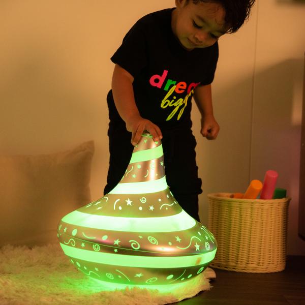 Giant Light and Sound Spinning Top