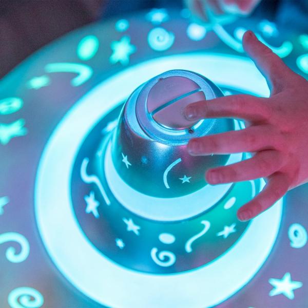 Giant Light and Sound Spinning Top