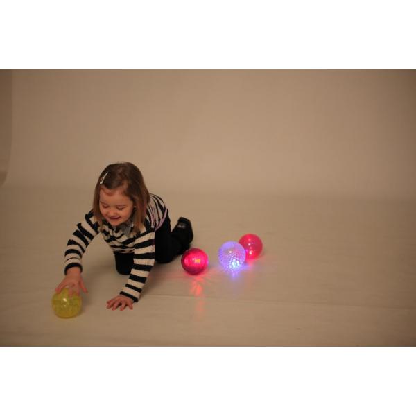 Large Sensory Light Balls - set of 4