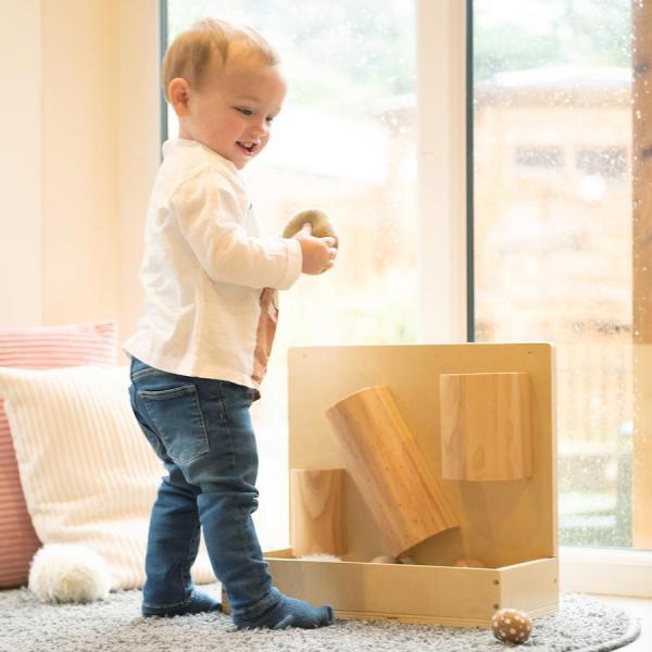 Wooden Activity Board - Textured Balls