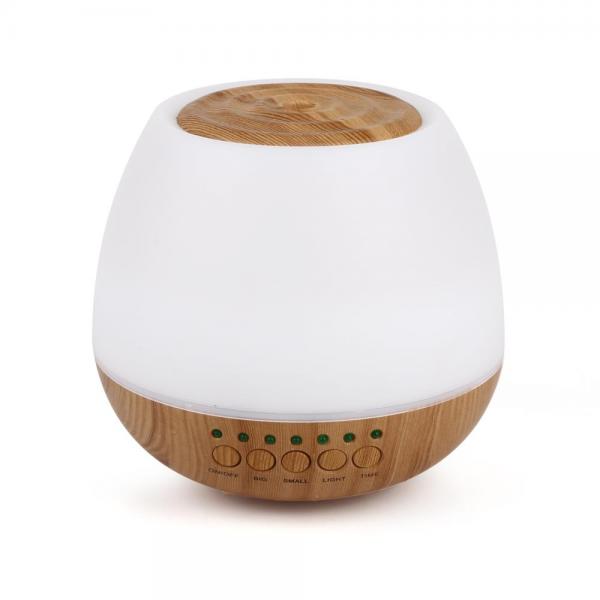 Wooden lightning aroma diffuser with speaker