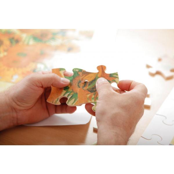 Wooden puzzle - Sunflowers (48 pcs)