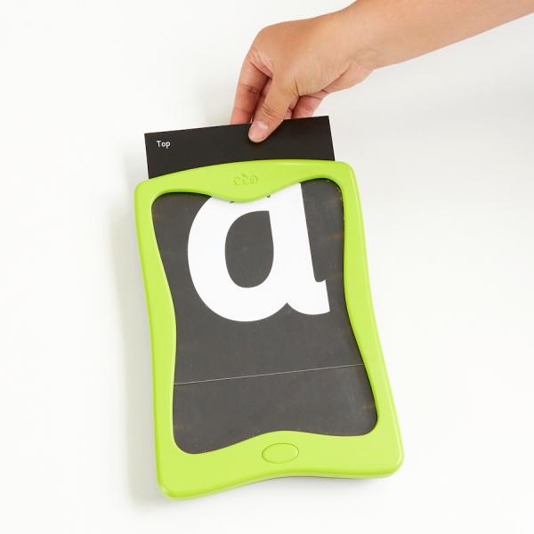 Card inserts for illuminated drawing boards - lowercase