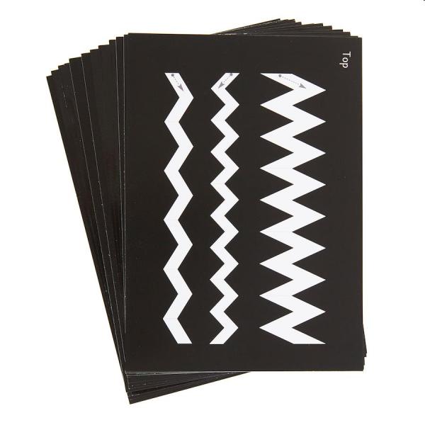 Card inserts for illuminated drawing boards - patterns
