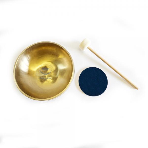 Singing bowl 1300g with mallet + support