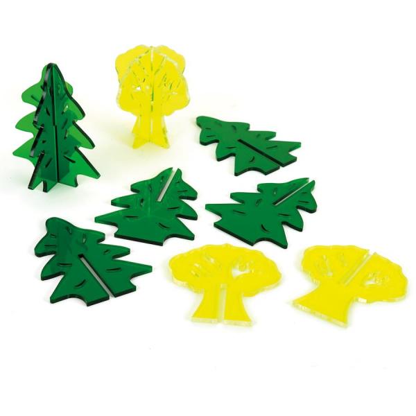 Small trees - set of 5