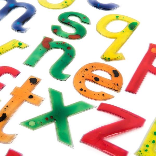 Squidgy Sparkle Gel Lowercase Letters - set of 26