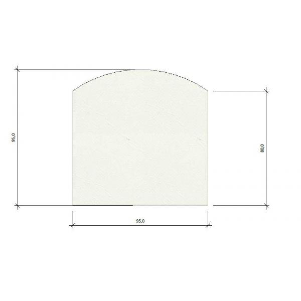 Corner Module Waterbed - 910 Canvas White
