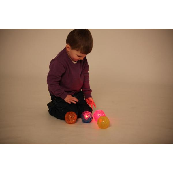 Small Sensory Light Balls - set of 4