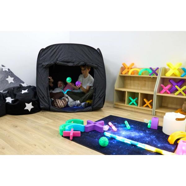 Small Pop-Up Sensory Space - black