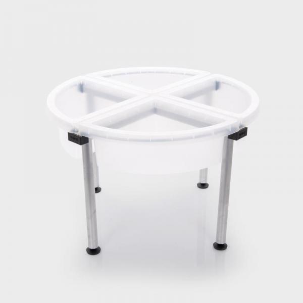 Discovery Quadrant Trays & Stand - Transparent