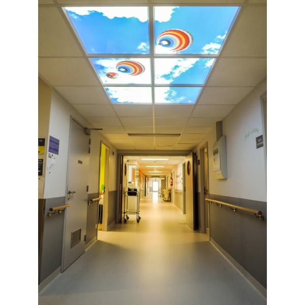 LED Ceiling Panels 60 x 60 cm - set of 6