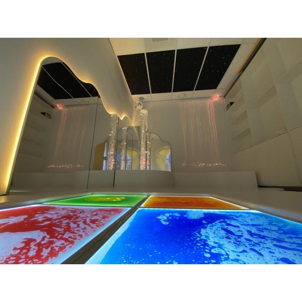Gel Floor Tile - Red + Adaptor