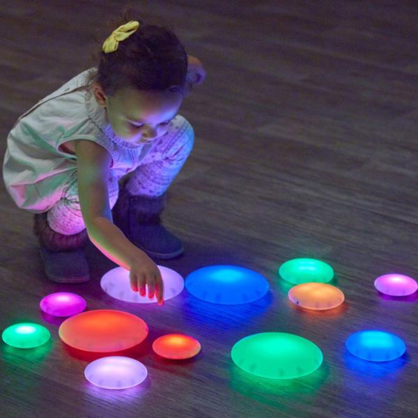 Illuminated Sensory Glow Pebbles