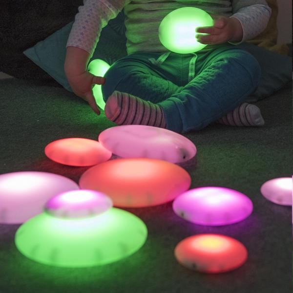 Illuminated Sensory Glow Pebbles