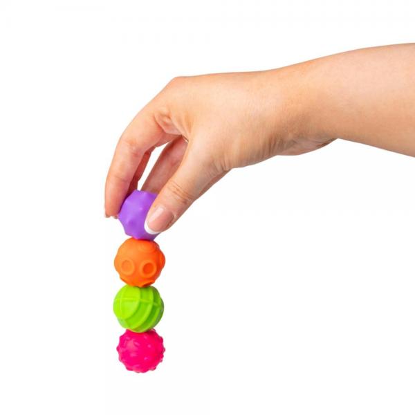 Textured magnetic balls