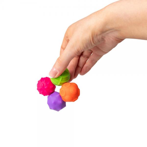 Textured magnetic balls