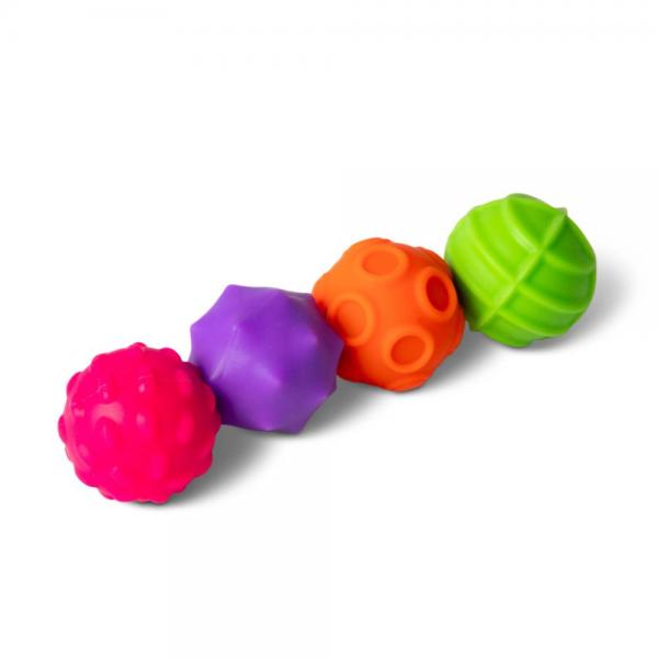 Textured magnetic balls