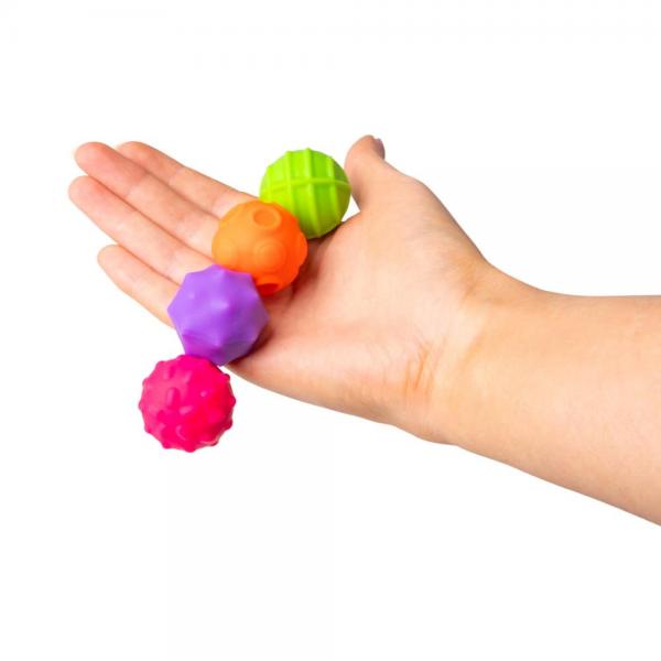 Textured magnetic balls