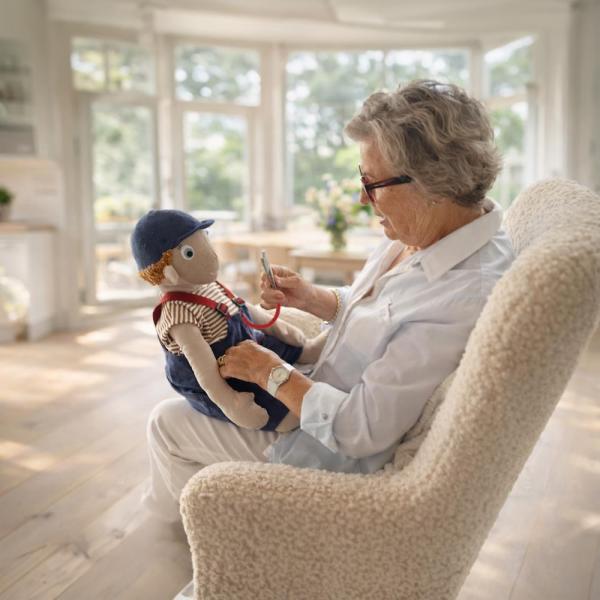 Oliz Weighted Tactile Dementia Doll – Henric (3 kg)