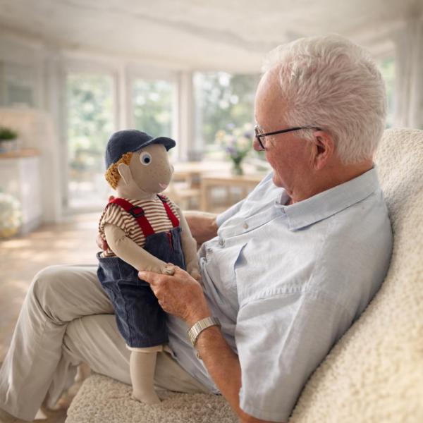 Oliz Weighted Tactile Dementia Doll – Henric (3 kg)