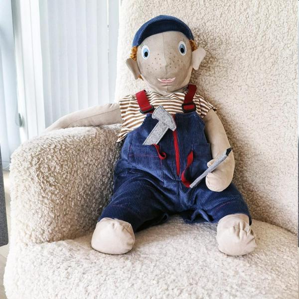 Oliz Weighted Tactile Dementia Doll – Henric (3 kg)