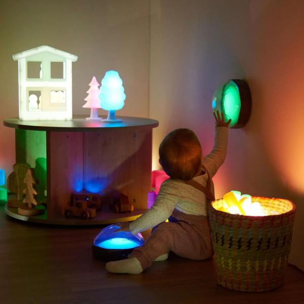 Light up recordable domes