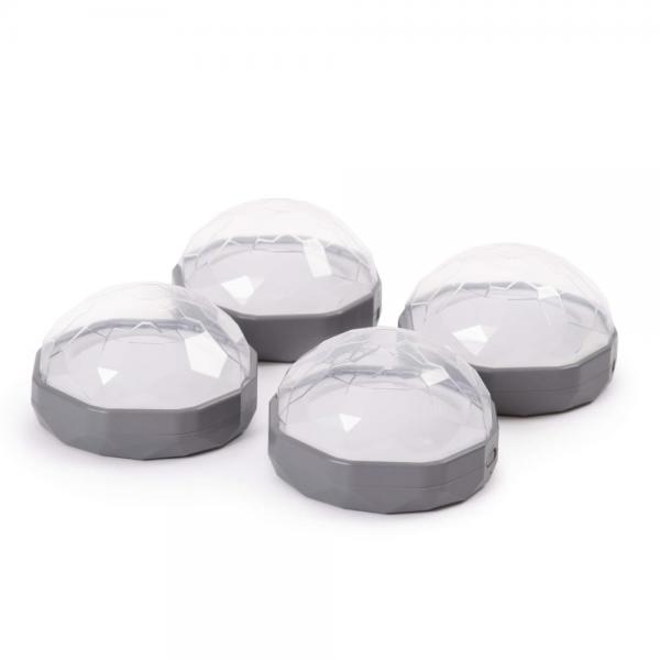 Light up recordable domes