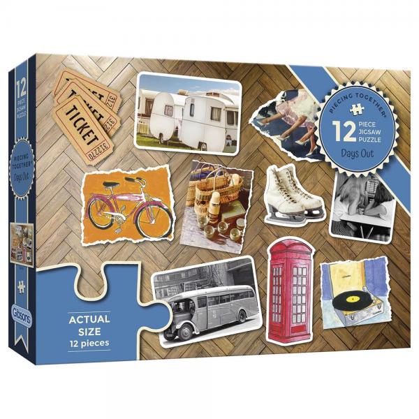 Puzzle - Days Out (12  pieces)