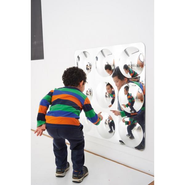 Giant 9-Dome Acrylic Mirror 78cm