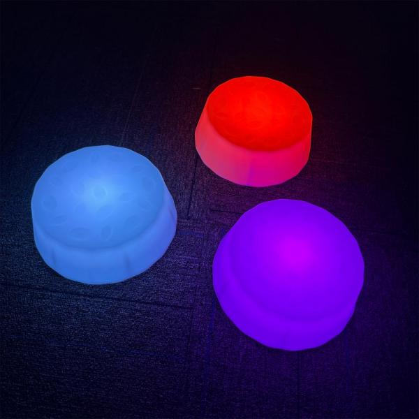 Round glowing sensory stepping stones