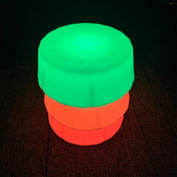 Round glowing sensory stepping stones