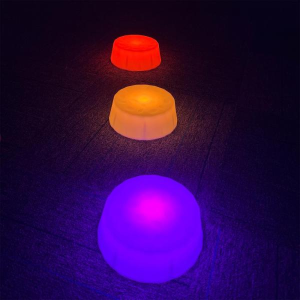 Round glowing sensory stepping stones