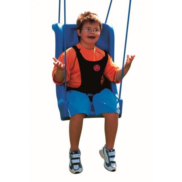 Swing seat dark blue with abduction medium - complete