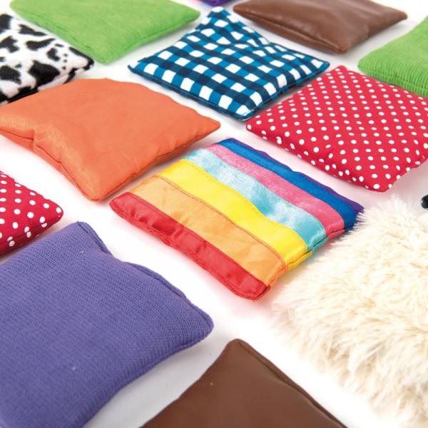 Find the match fabric sensory beanbags