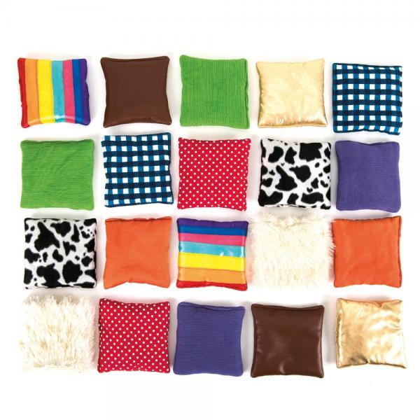 Find the match fabric sensory beanbags