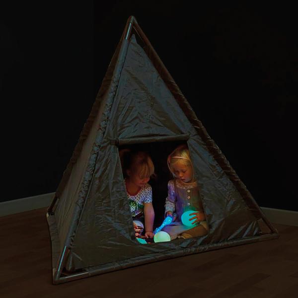 Sensory pyramid tent - black