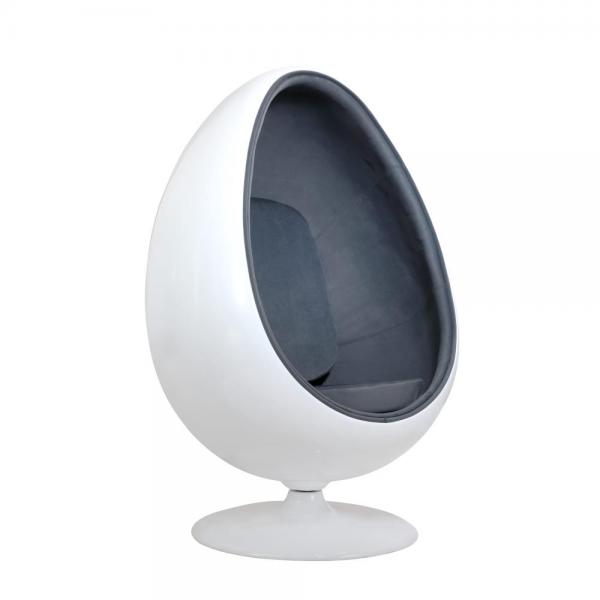Pod Ball Chair Sensory Retro Egg Shape - grey