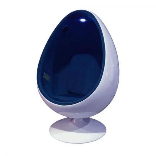 Pod Ball Chair Sensory Retro Egg Shape with lights and speakers