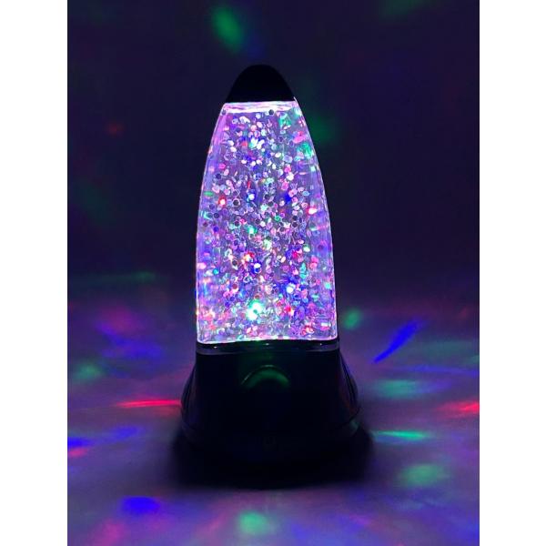 Sensory Volcano Glitter Lamp