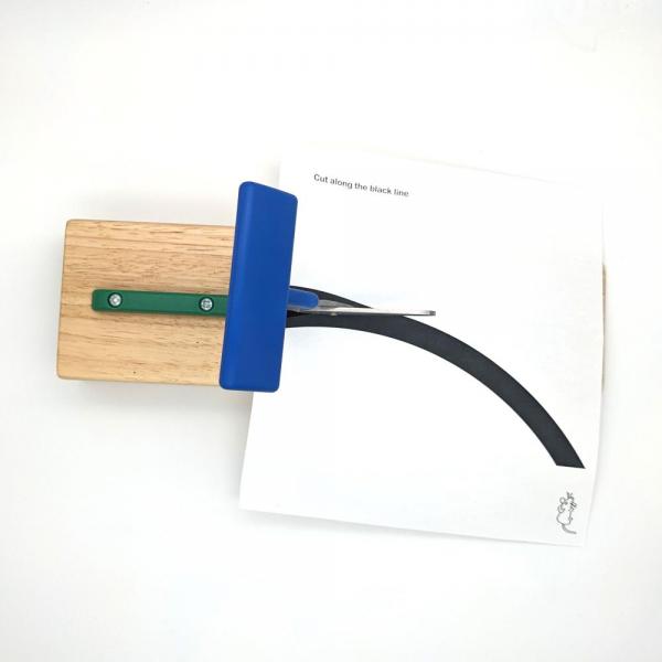 Table Top Scissors on wooden base
